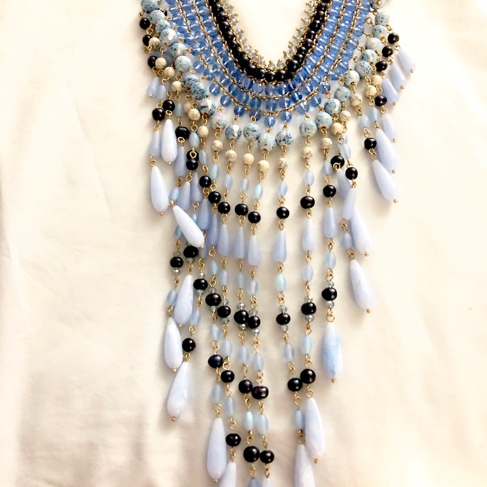 Neiman Marcus stone necklace (NEW)